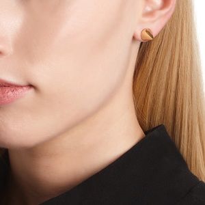 EDDIE BORGO - Cone Stud Earrings in Gold